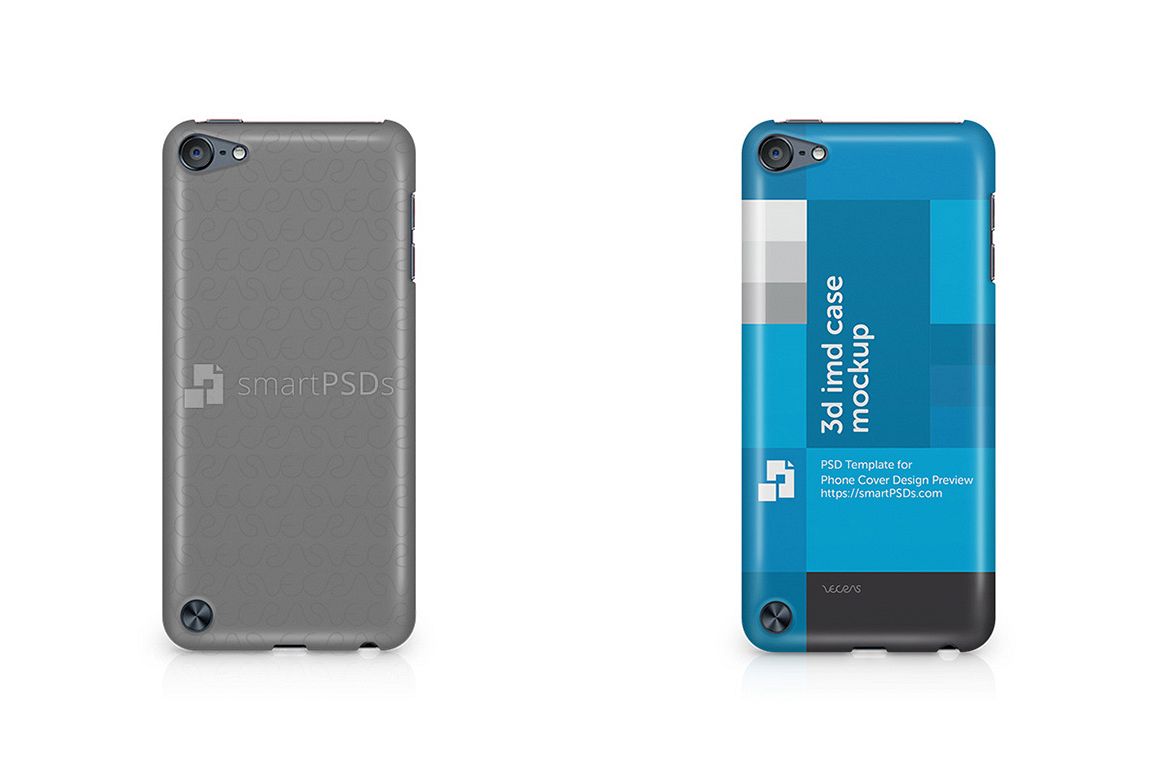 Apple iPod Touch 5 3d IMD iPod Case Design Mockup 2012 example image 1