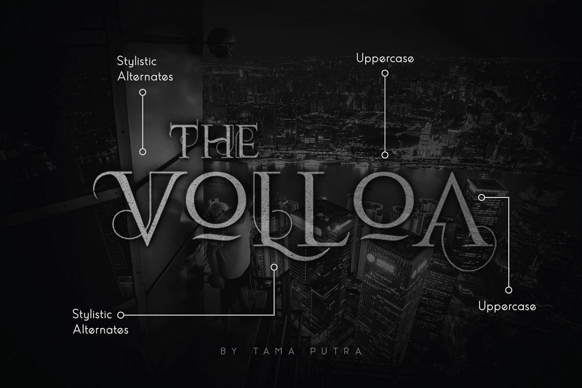 Volloa Decorative Serif Typeface example image 1