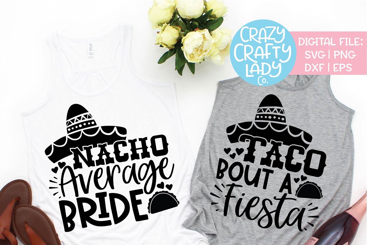 Fiesta Bachelorette SVG DXF EPS PNG Cut File Bundle example image 1