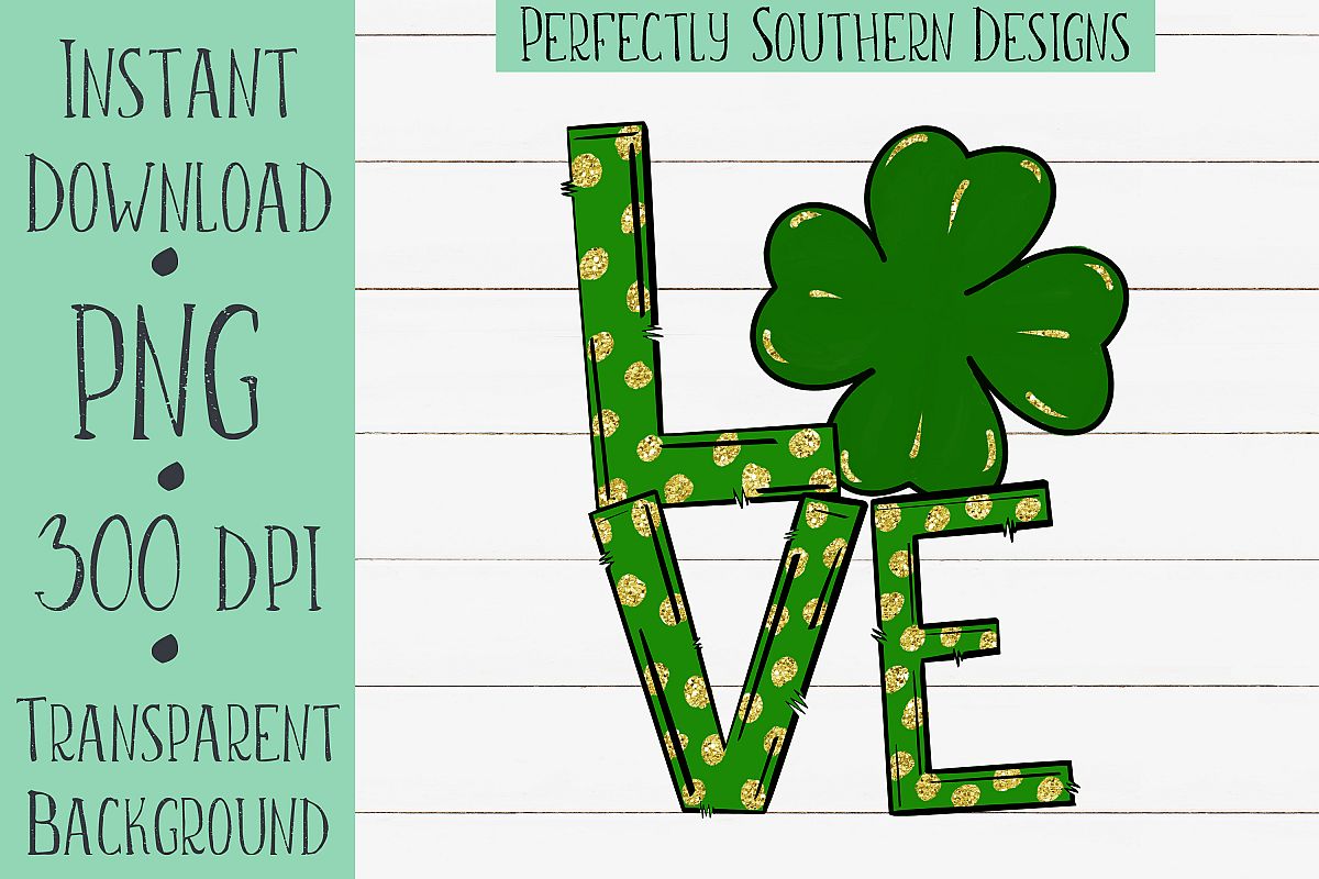 Love four leaf clover example image 1
