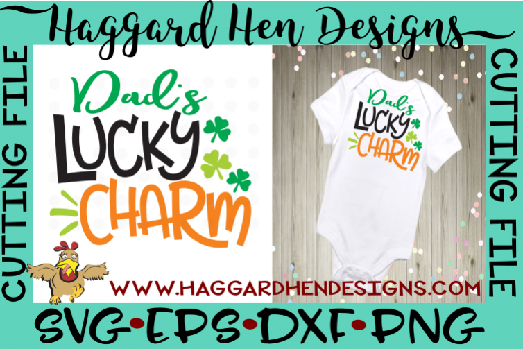 Dad's Lucky Charm SVG example image 1
