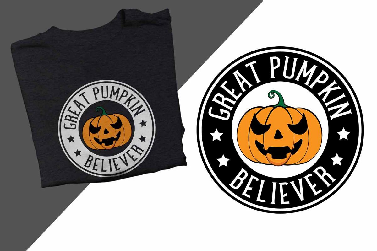 Great Pumpkin Believer Halloween Printable example image 1