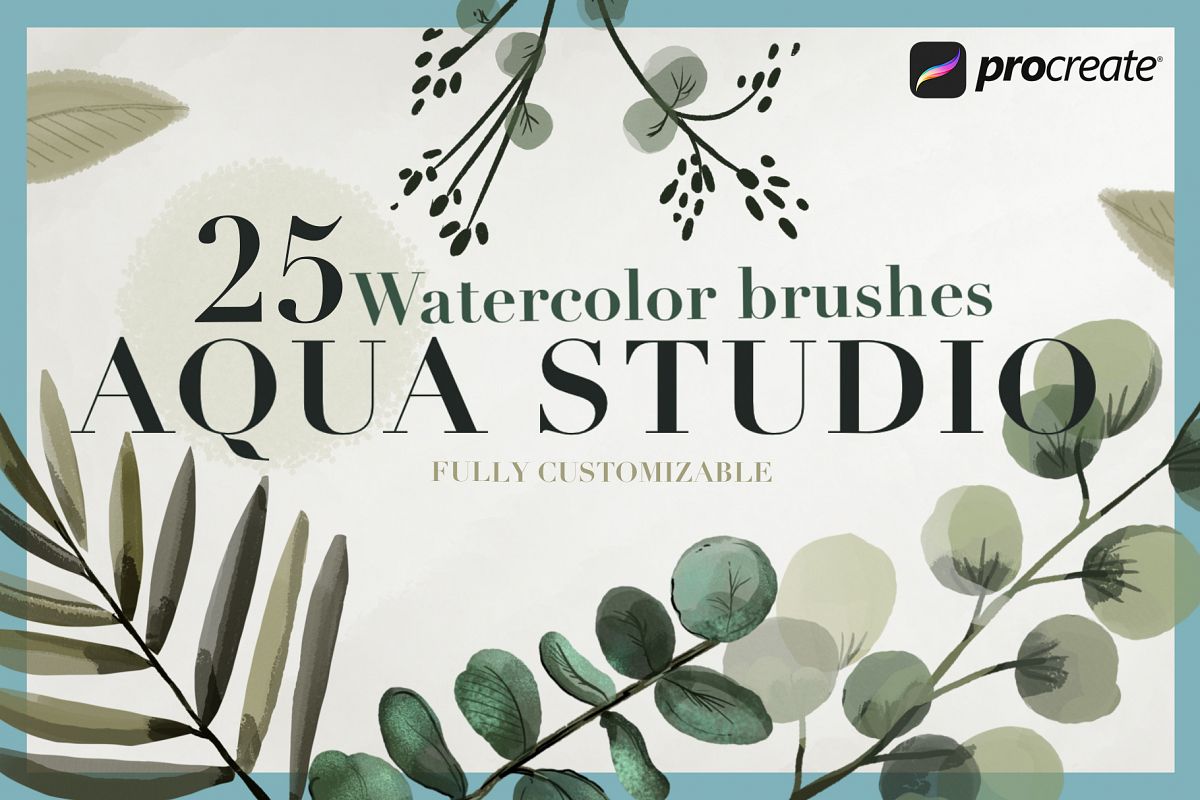Aqua Studio Watercolor brushes example image 1