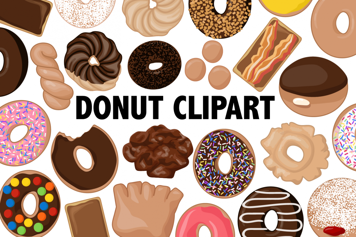 Donut Clipart - 30 images example image 1