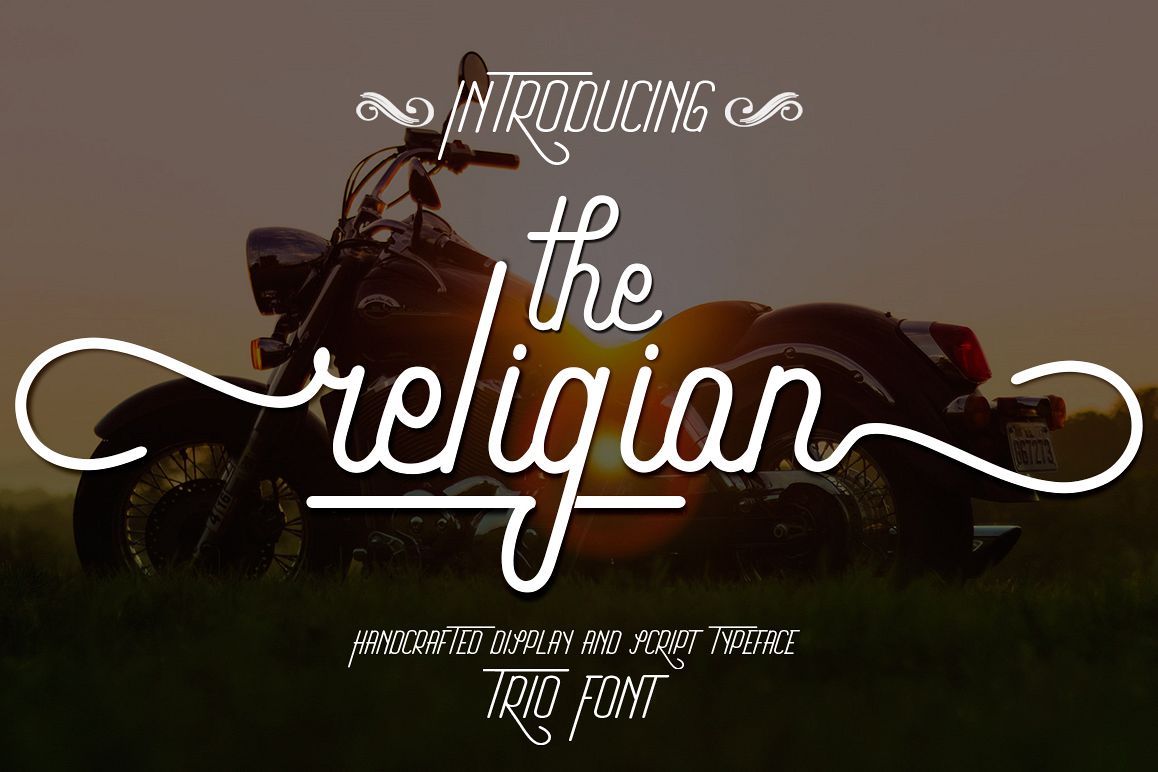 The Religion Trio Font example image 1