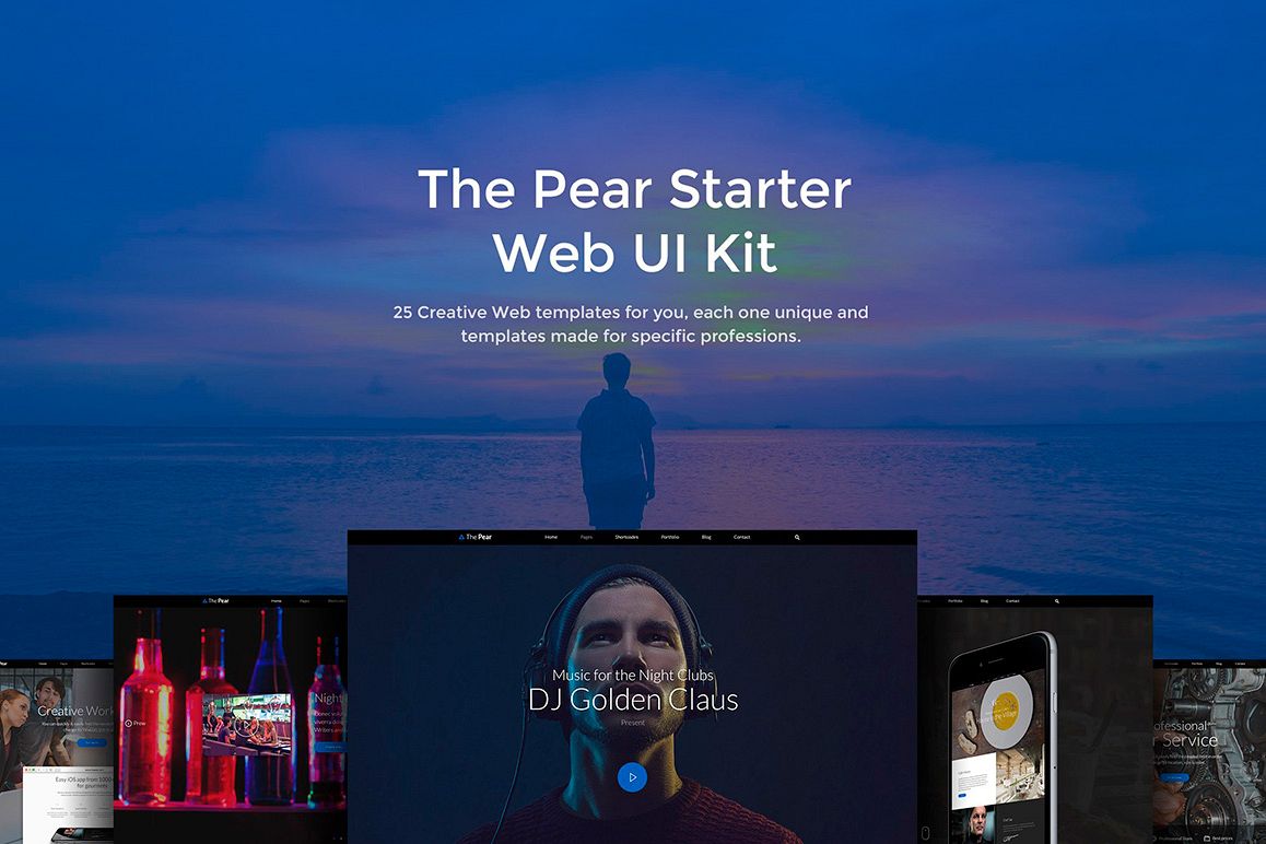 The Pear Starter Web UI Kit example image 1
