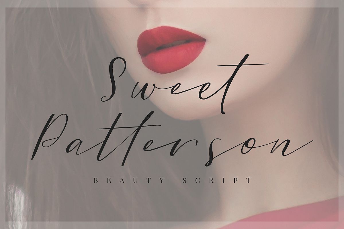 Sweet Patterson - Beauty Font example image 1