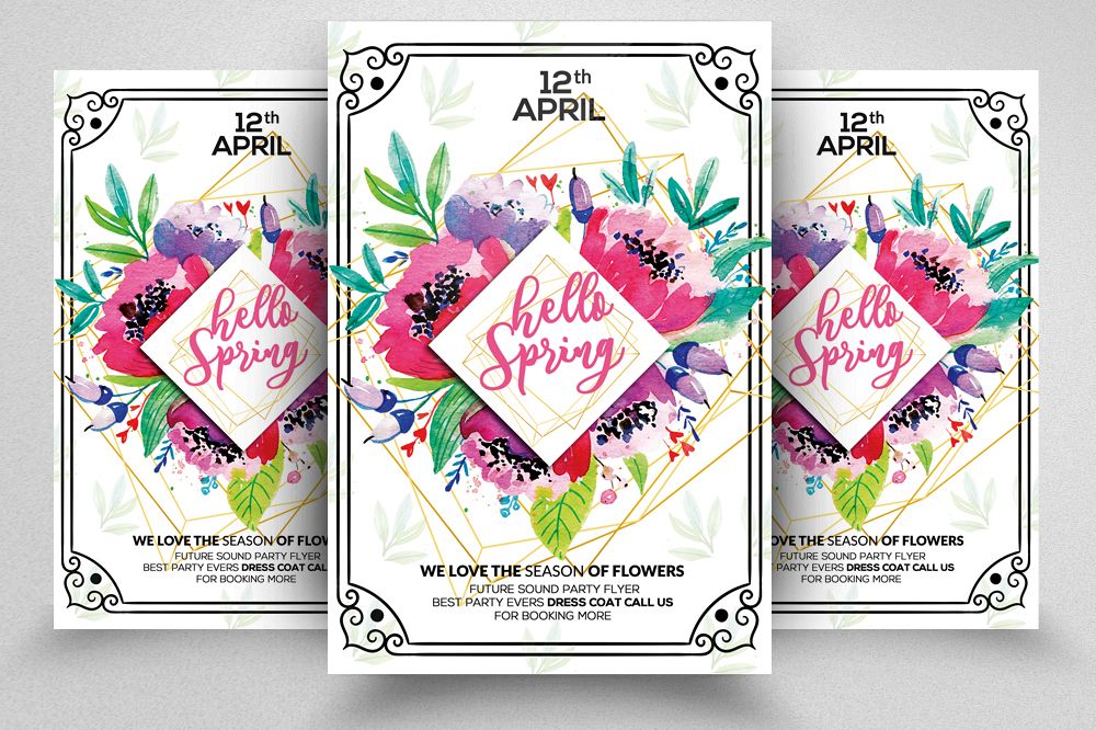 SpringvFlyer Template example image 1