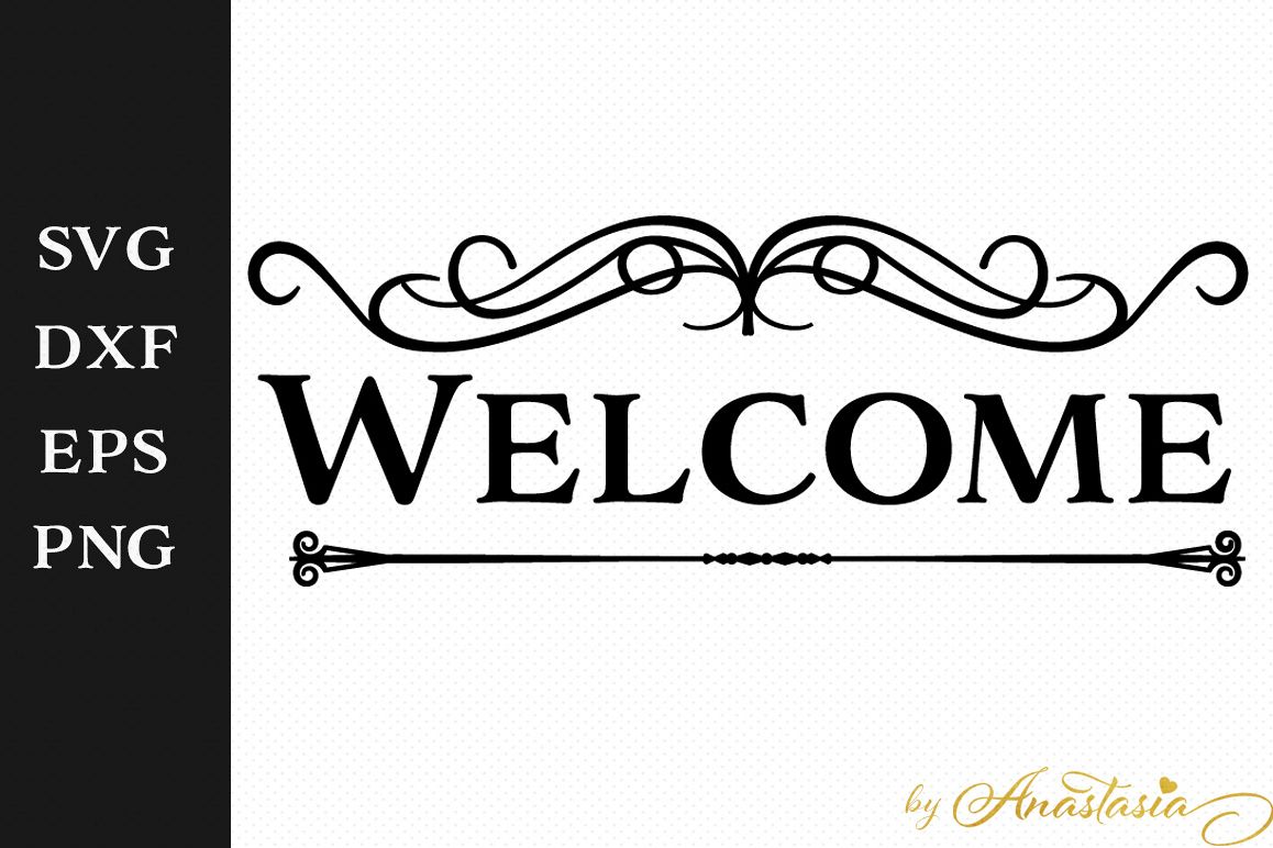 Download Welcome House Sign - Greeting Sign SVG Decal