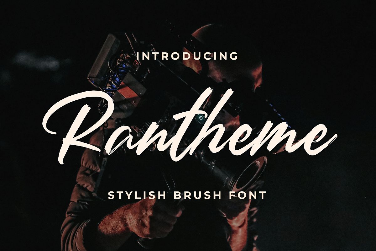 Rantheme - Stylish Brush Font example image 1