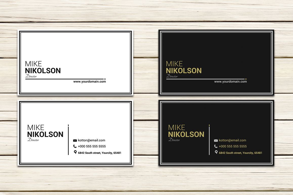 Clean Modern Business Card example image 1