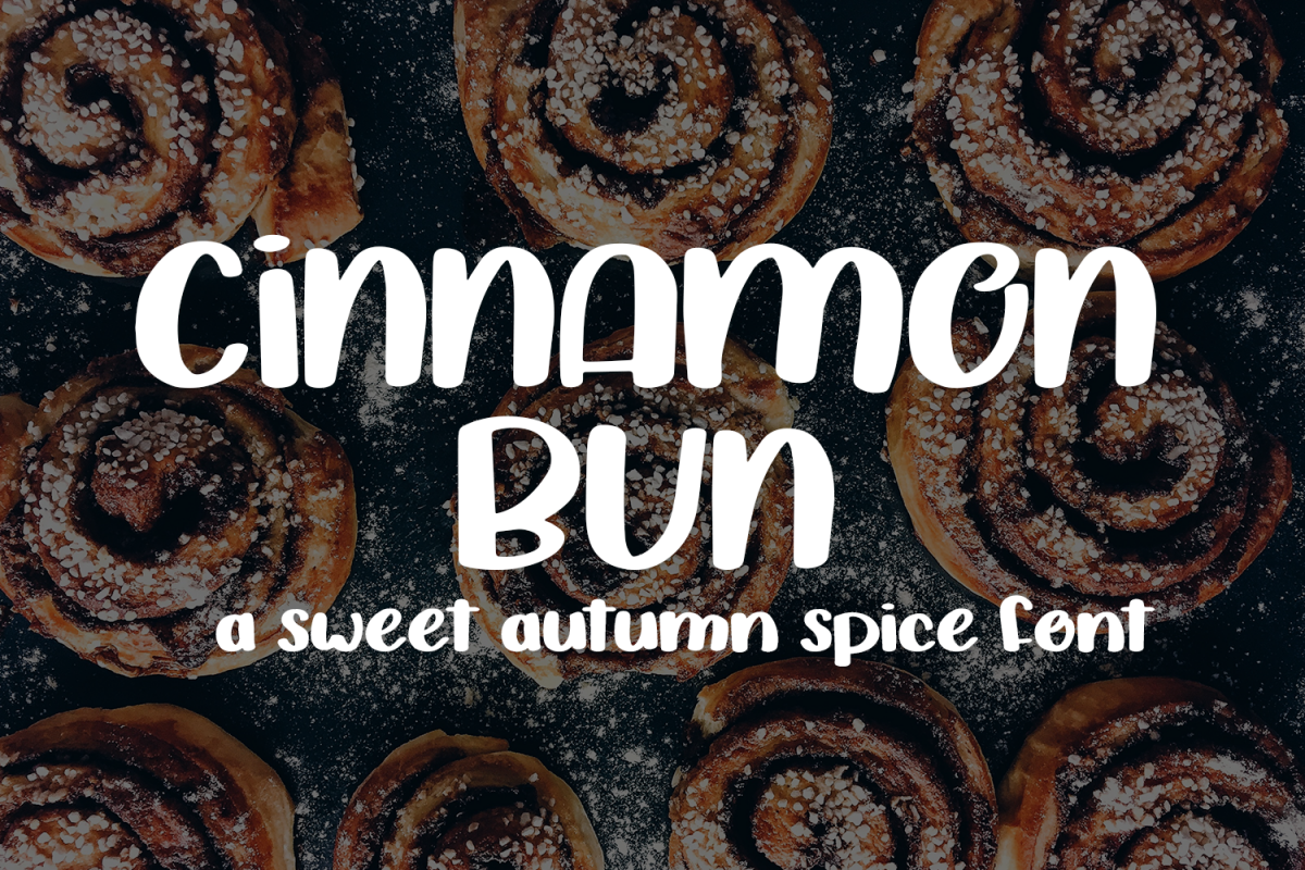 Cinnamon Bun - A sweet, handwritten font example image 1