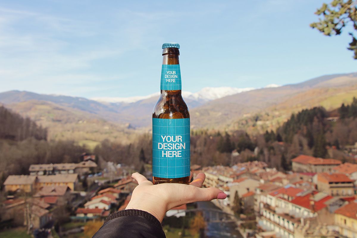 Hand Beer Mockup example image 1