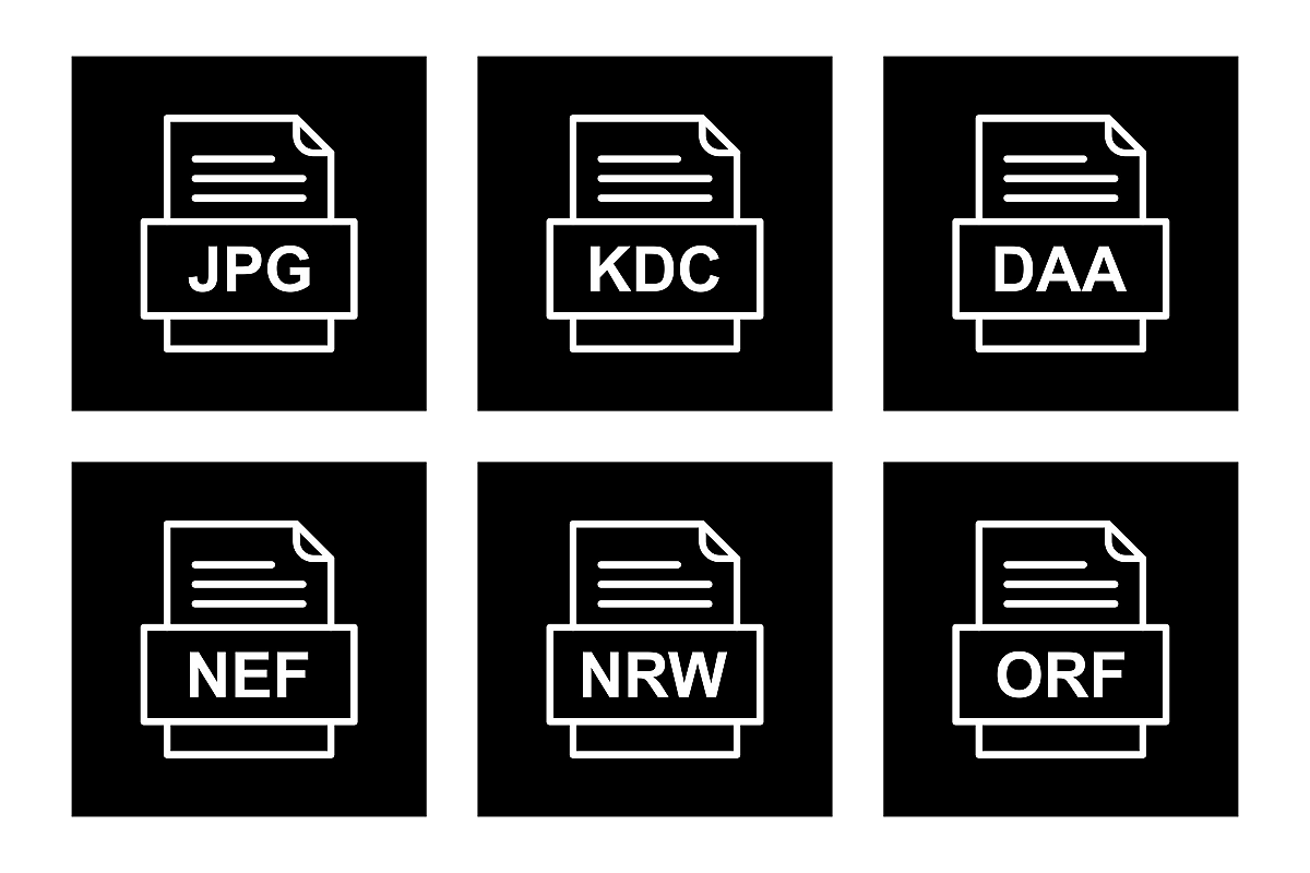Set Of File Formats Icons example image 1