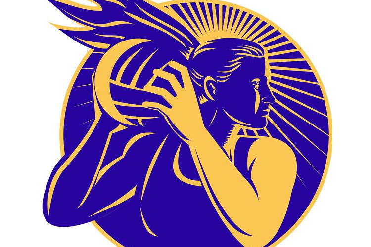 netball player holding passing ball example image 1