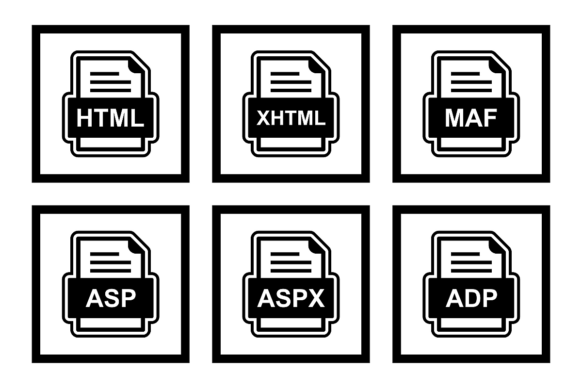 Set Of File Formats Icons example image 1