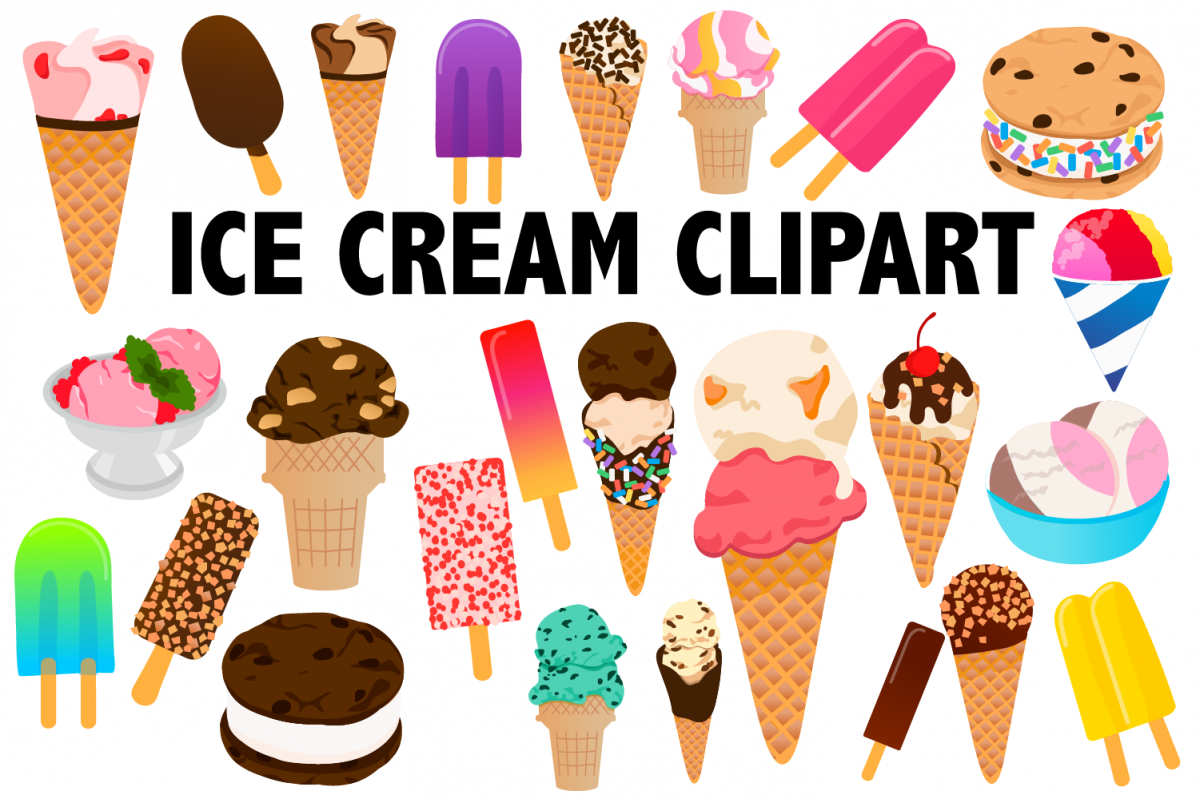 Ice Cream Clipart example image 1