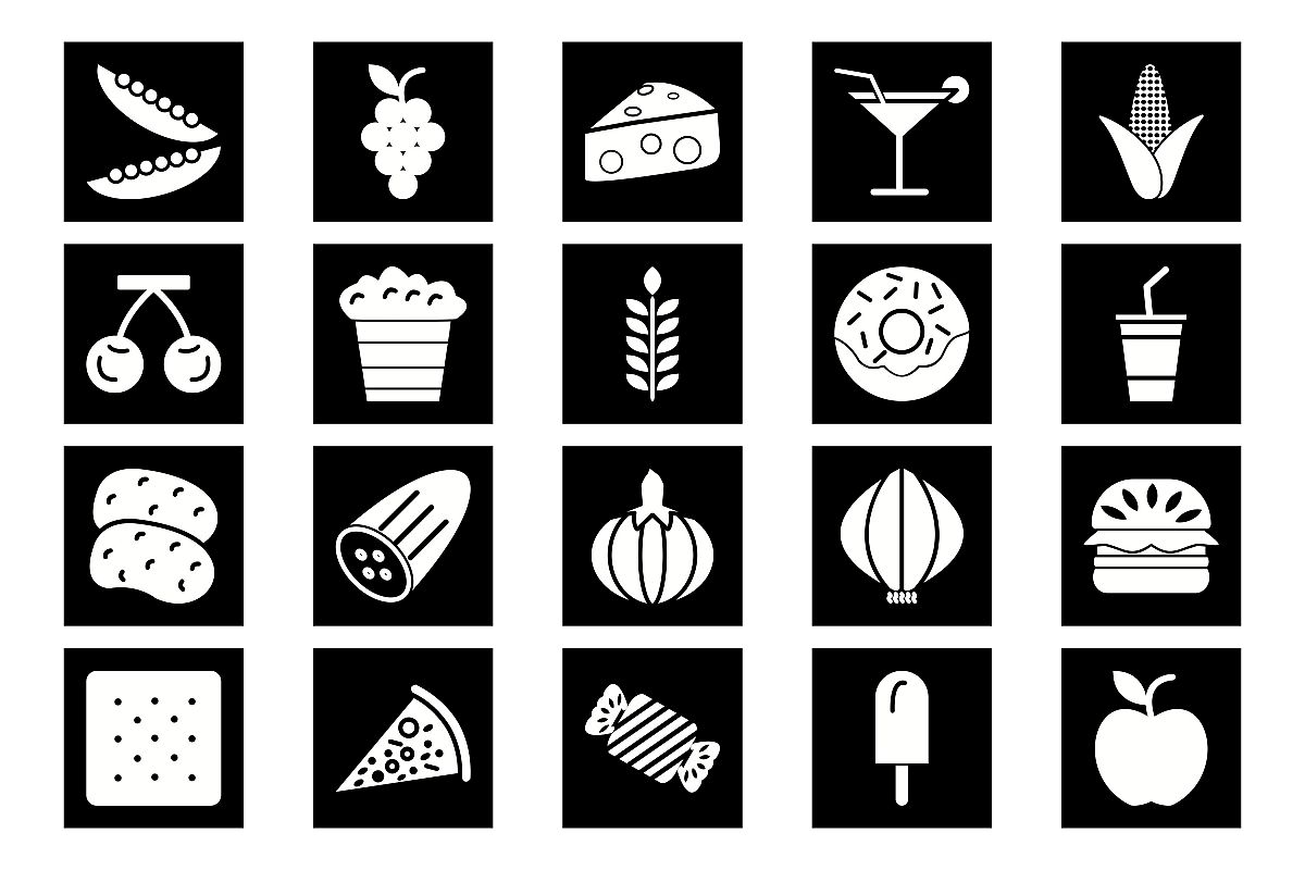Set Of Food Icons example image 1