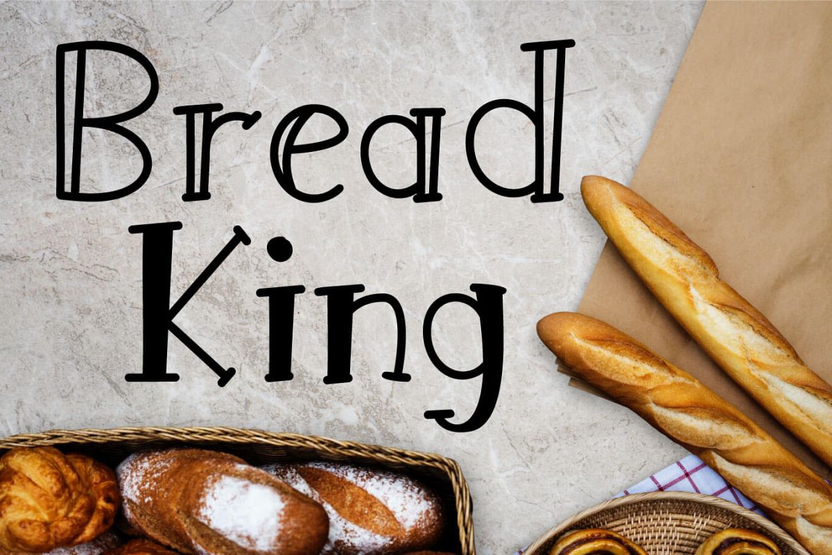 Bread King Font example image 1