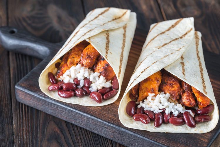 Chicken burritos example image 1