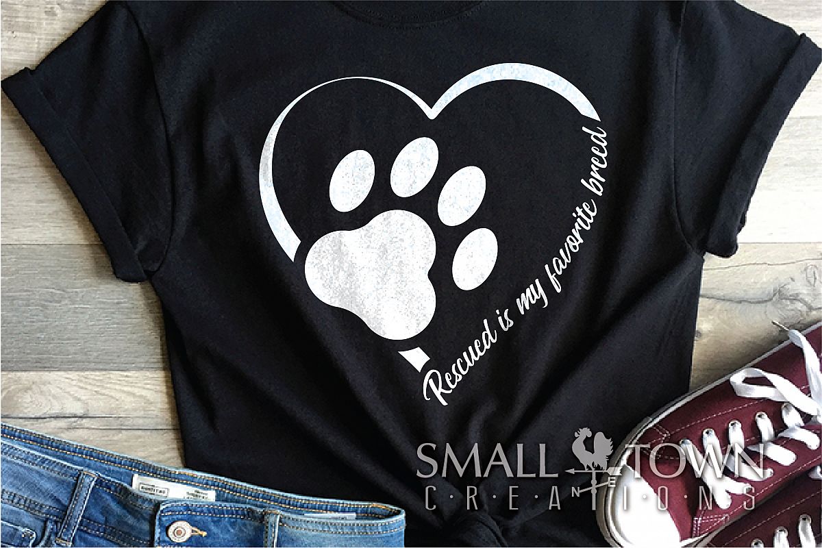 Rescued Dog, Adopted Dog, Dog breed, PRINT, CUT & DESIGN example image 1