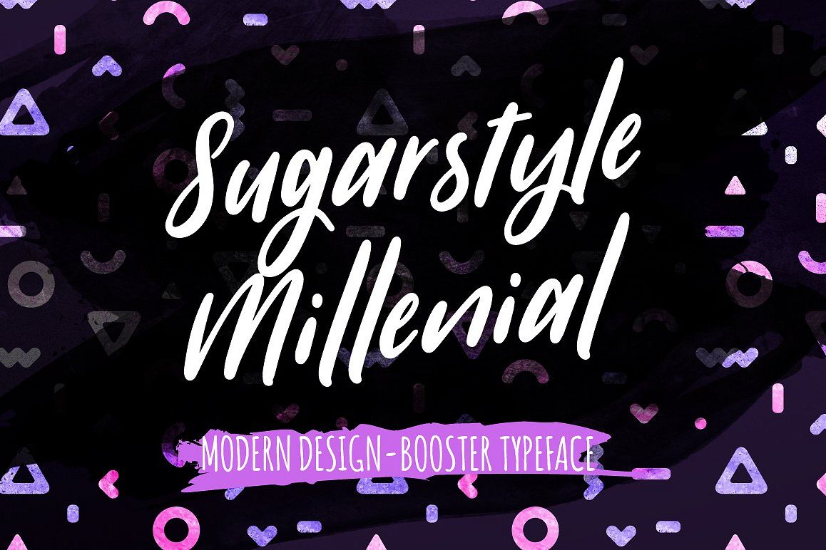 Sugarstyle Millenial Typeface example image 1