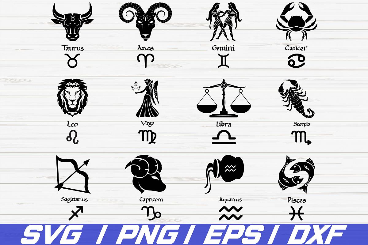 Download Astrology signs SVG / Zodiac Sign SVG / Cricut / Cut File