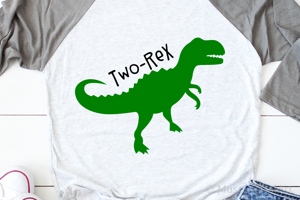 Two Rex Svg, Boy 2nd Birthday Svg, Dinosaur Svg, T-Rex Svg