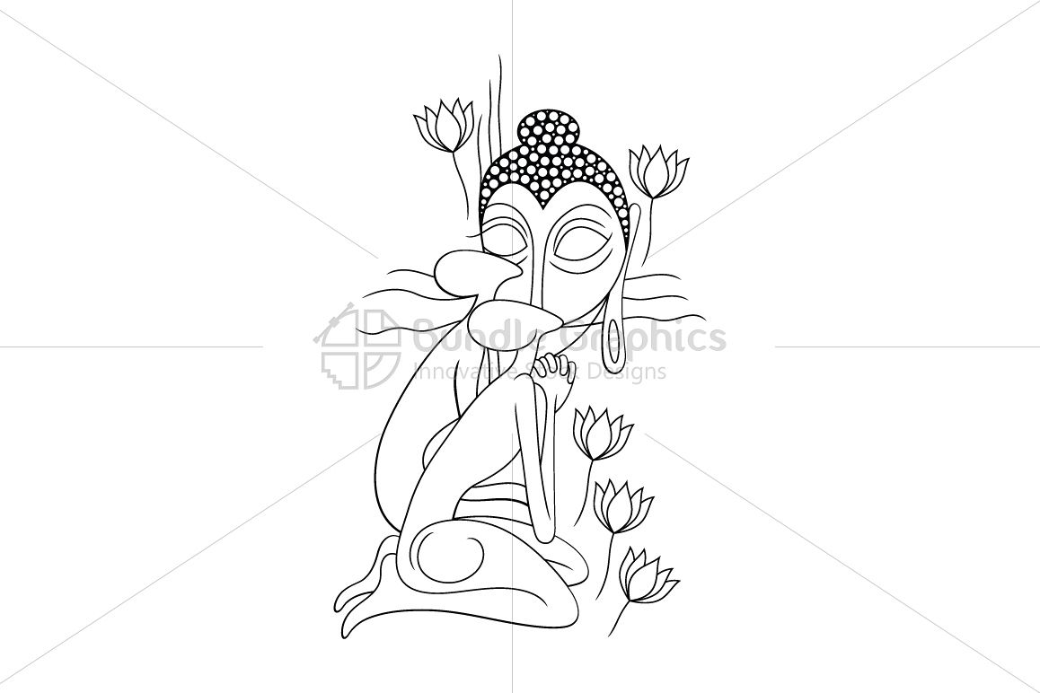 Moksha Buddha - Illustrative Artwork example image 1