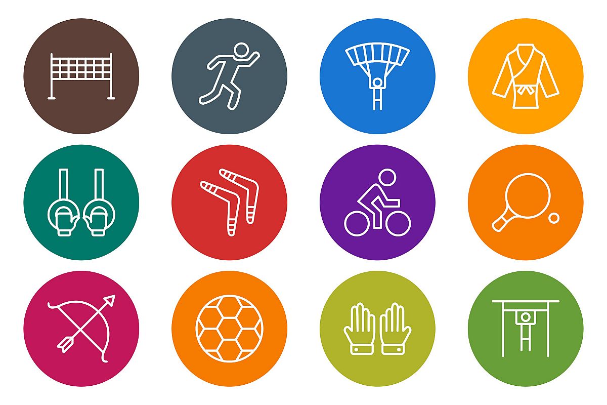 Set Of Sports And Game Icons example image 1