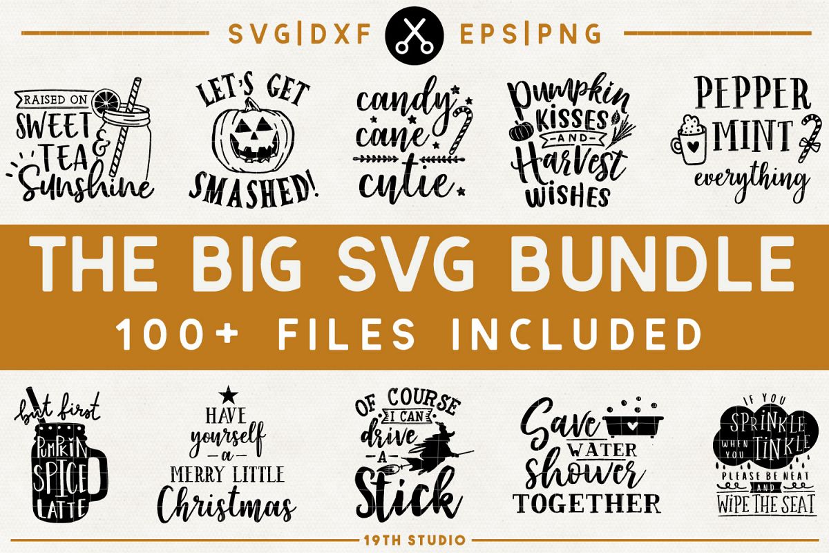 SVG Bundle - The Big SVG Bundle| SVG DXF EPS PNG example image 1