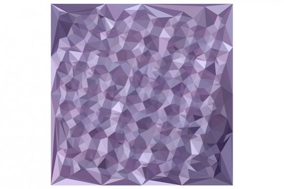 Dark Raspberry Abstract Low Polygon Background example image 1