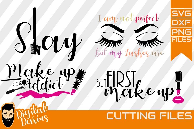 Download 4x Make up addict svg, Mascara svg, Eyelash svg ,Cricut ...
