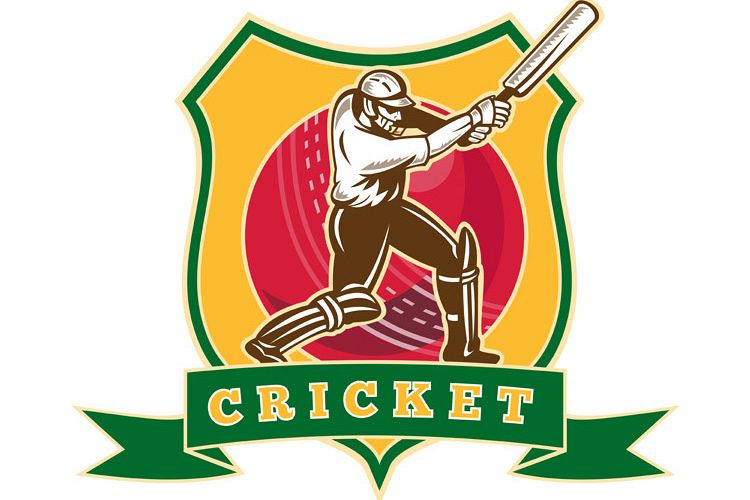 cricket player batsman batting ball shield example image 1