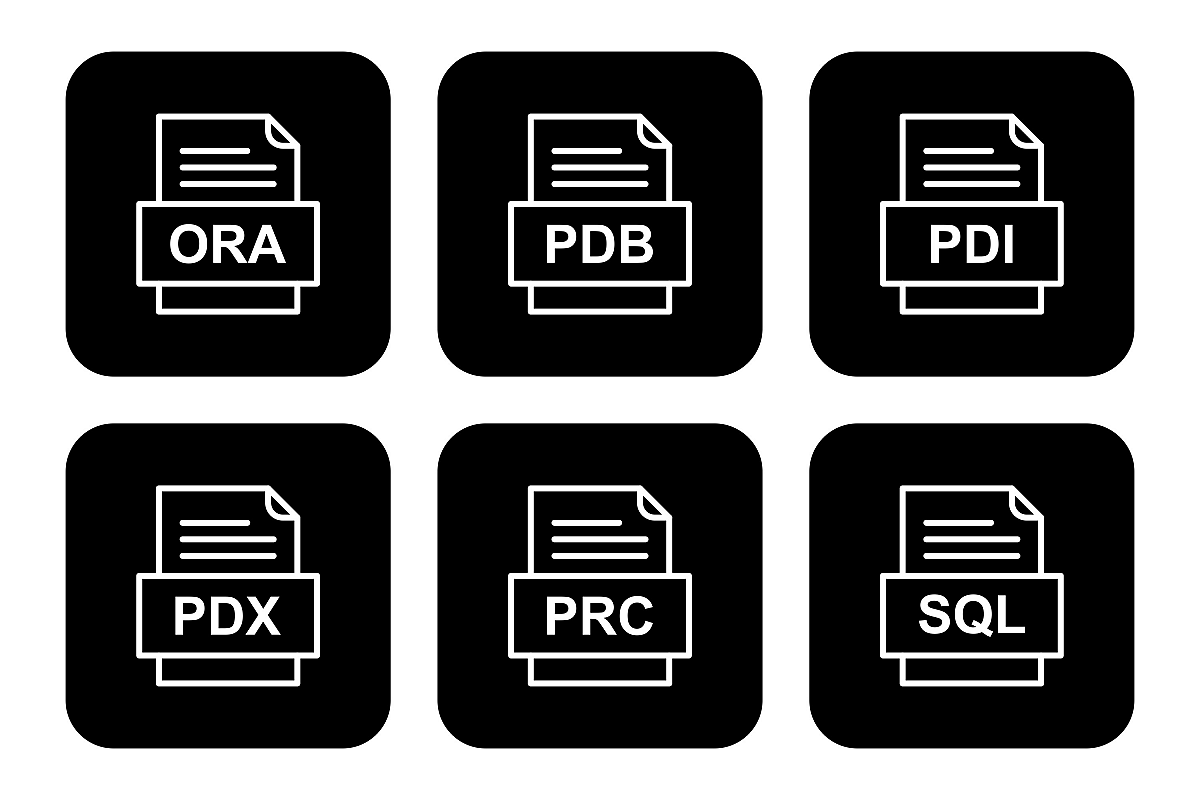 Set Of File Formats Icons example image 1