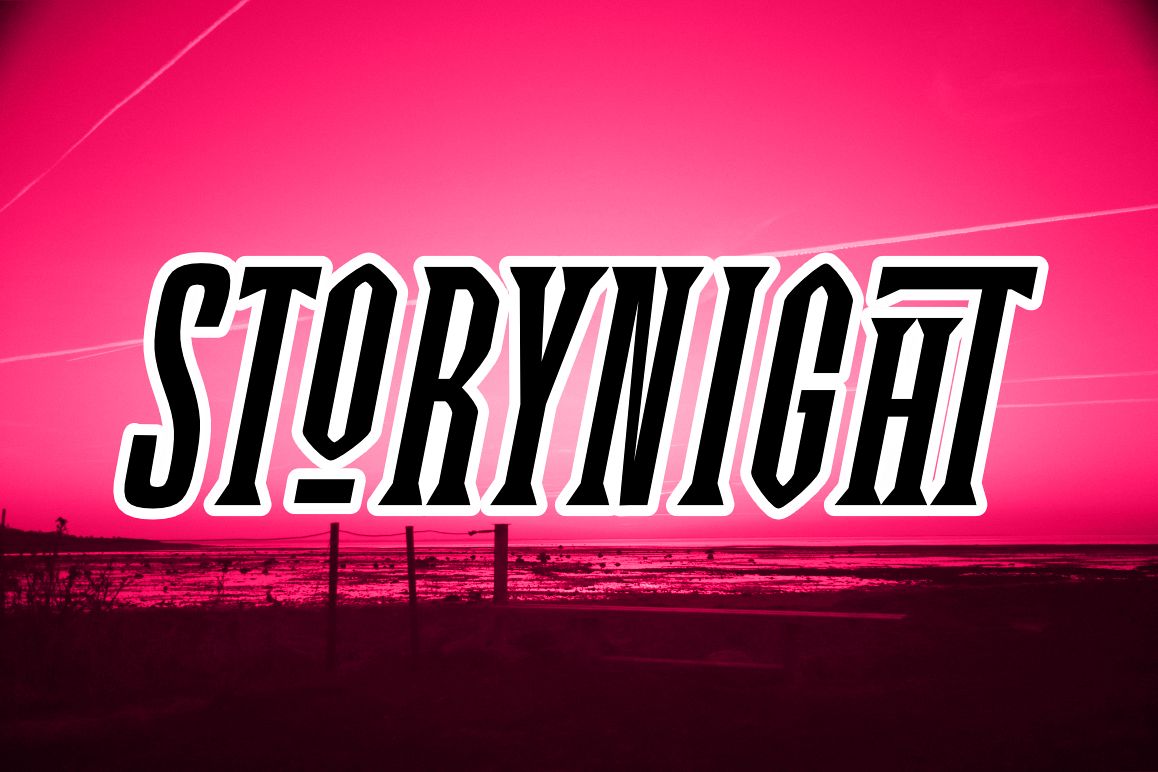 Story Night Font example image 1