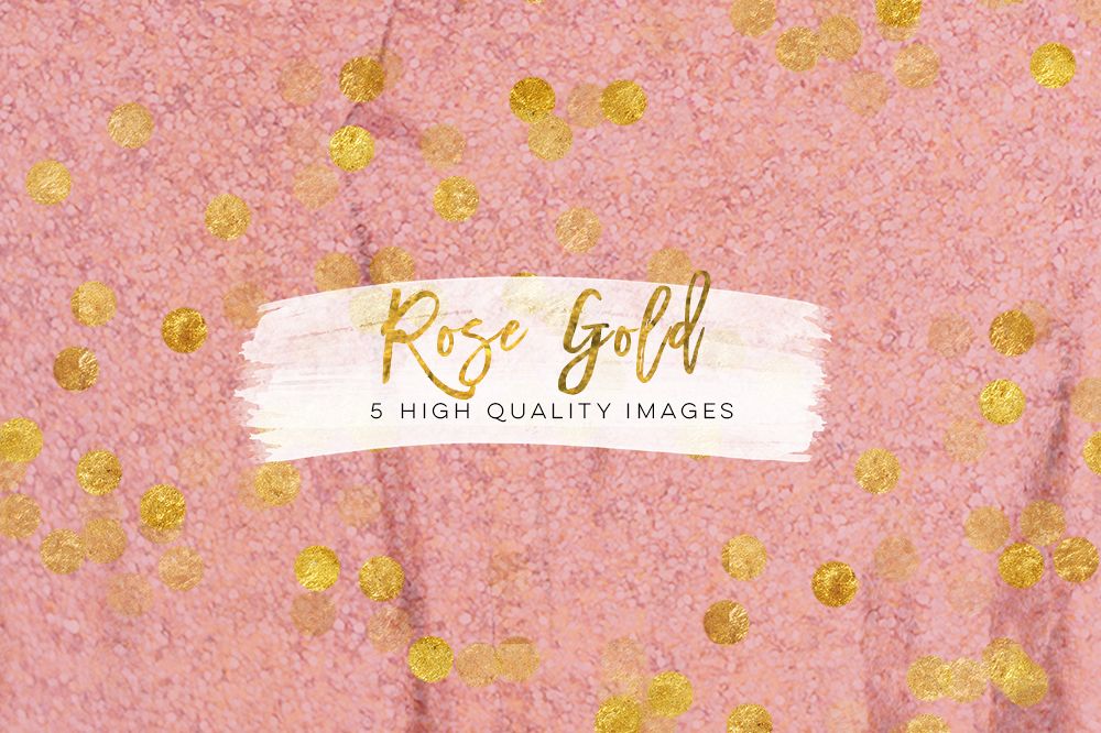 pink peach rose gold digital download texture, graphic design paper, rose gold texture paper, rose paper, pink floral confetti glitter art example image 1