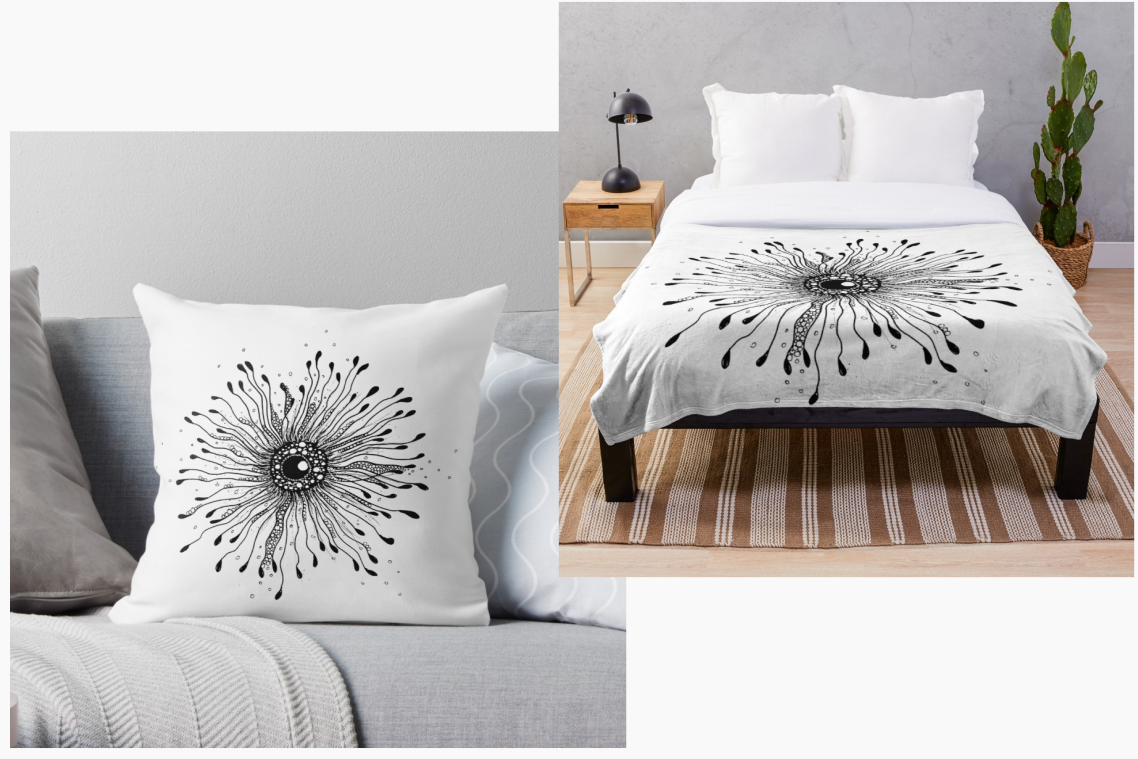 Enigma Ink Art, A1, SVG example image 1