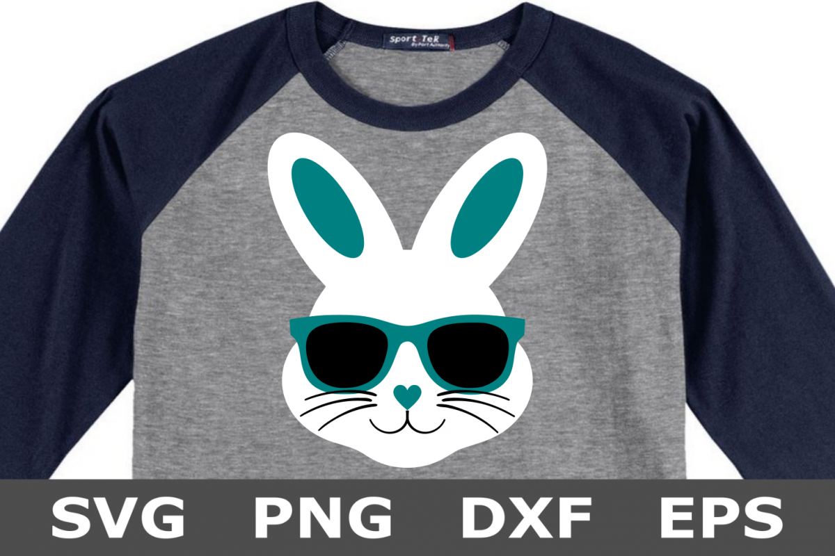 Bunny Face Boy - An Easter SVG Cut File example image 1