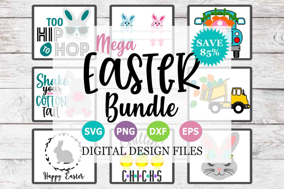 Mega Easter Bundle - A Easter SVG Cut File Collection example image 1