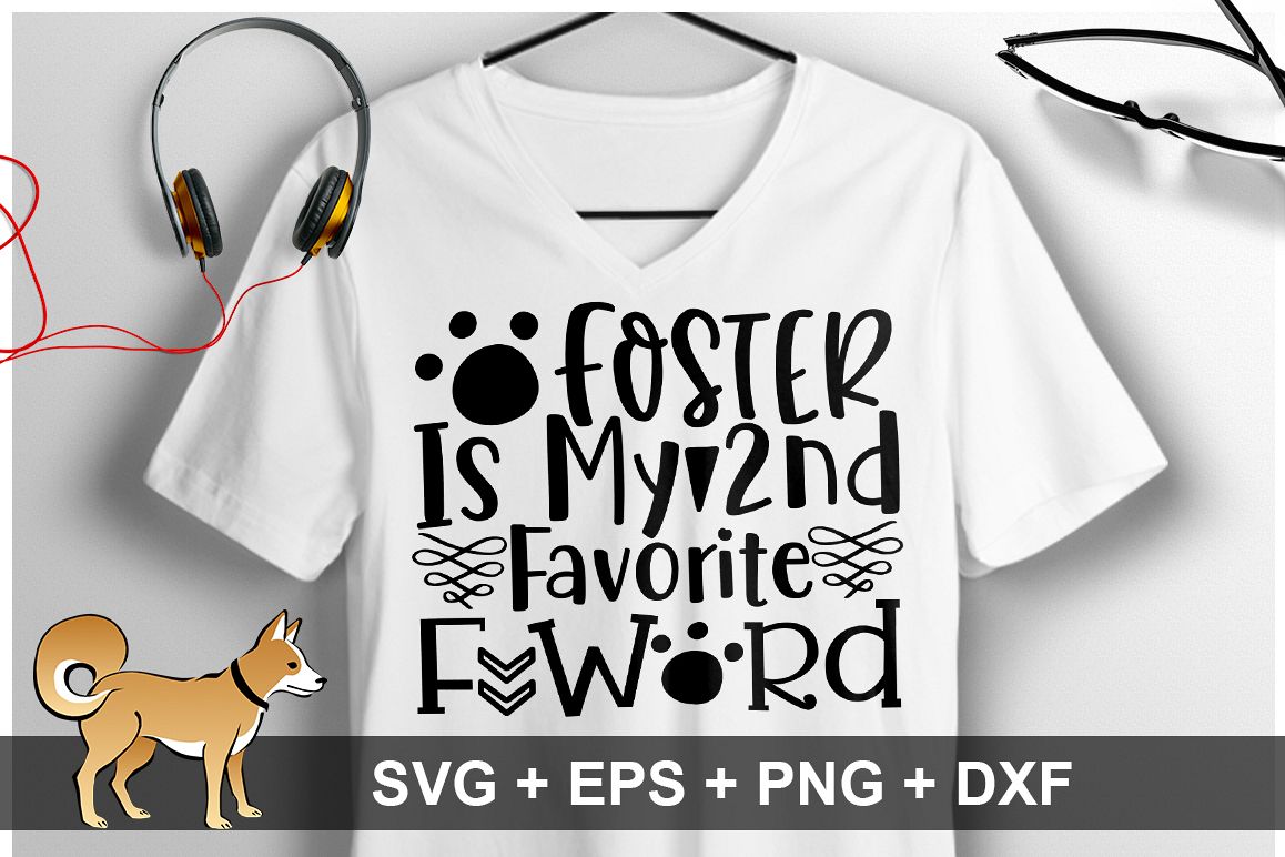 Foster Is My 2nd Favorite F Word SVG Design example image 1