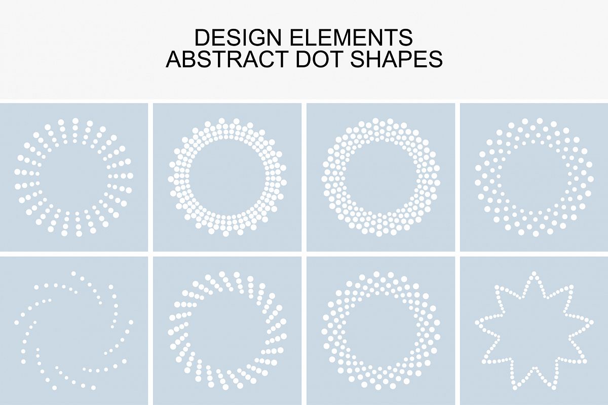 Dotted design elements. example image 1