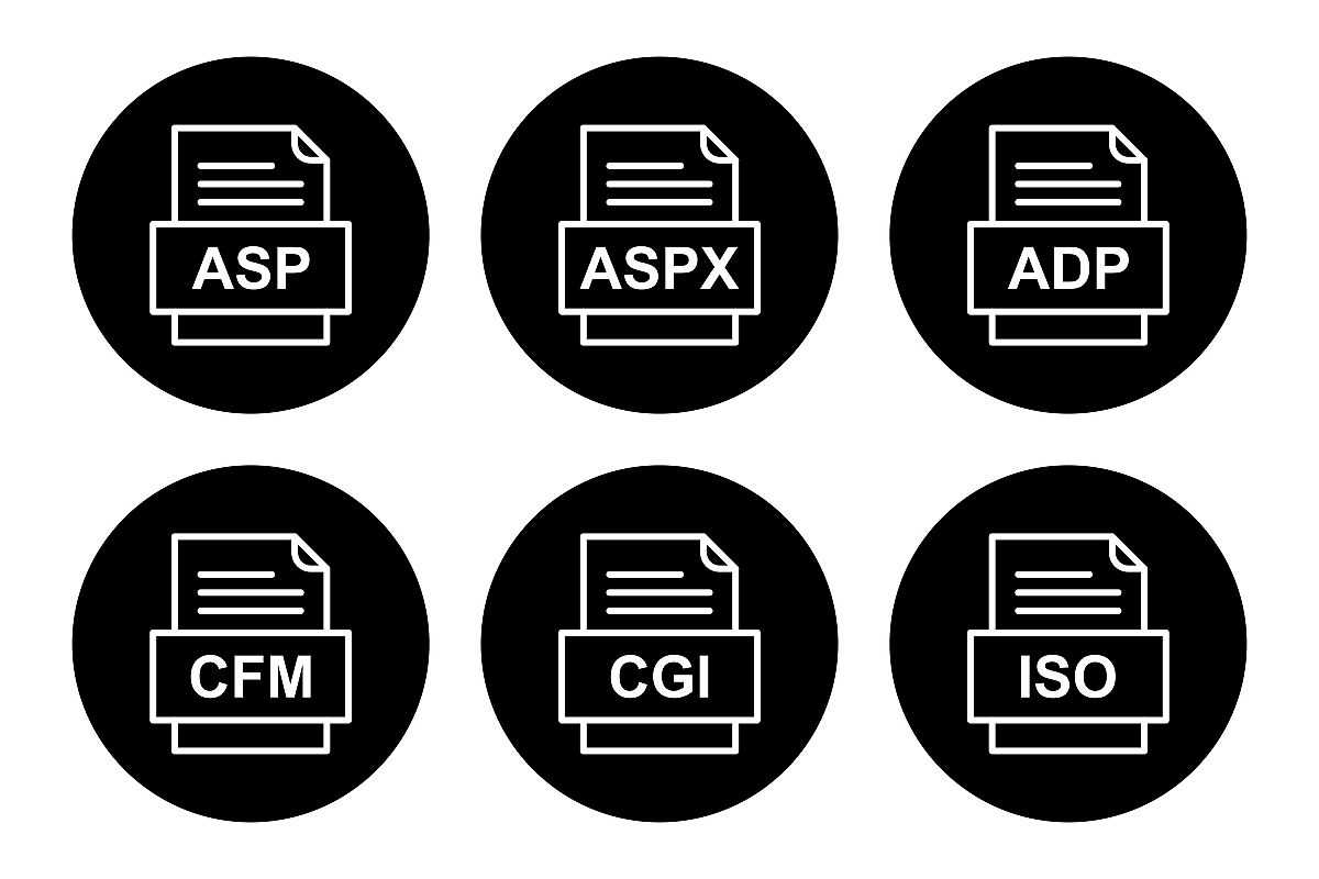 Set Of File Formats Icons example image 1