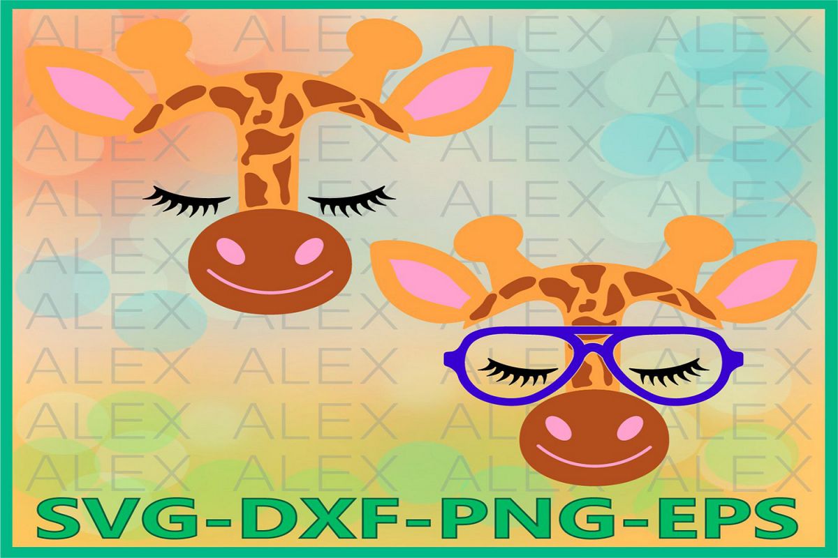 Giraffe Svg, Animal face svg, Giraffe Face boy Svg example image 1
