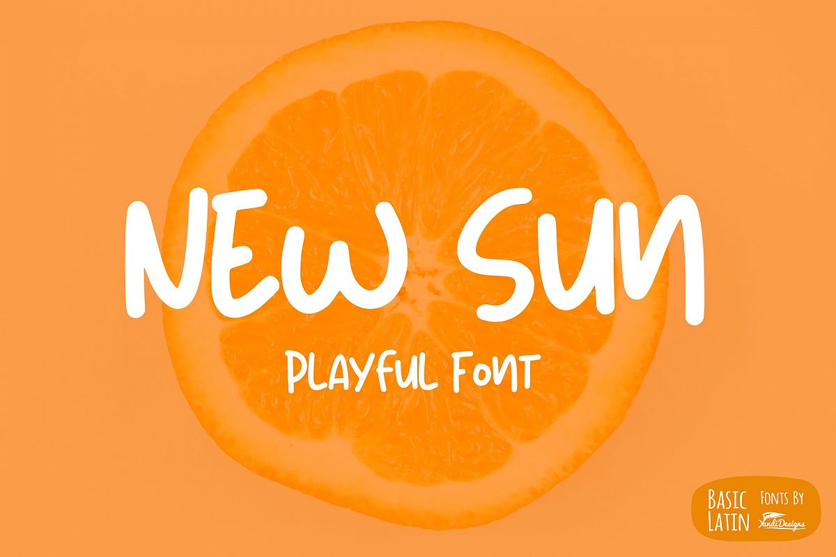 New Sun Playful Font example image 1