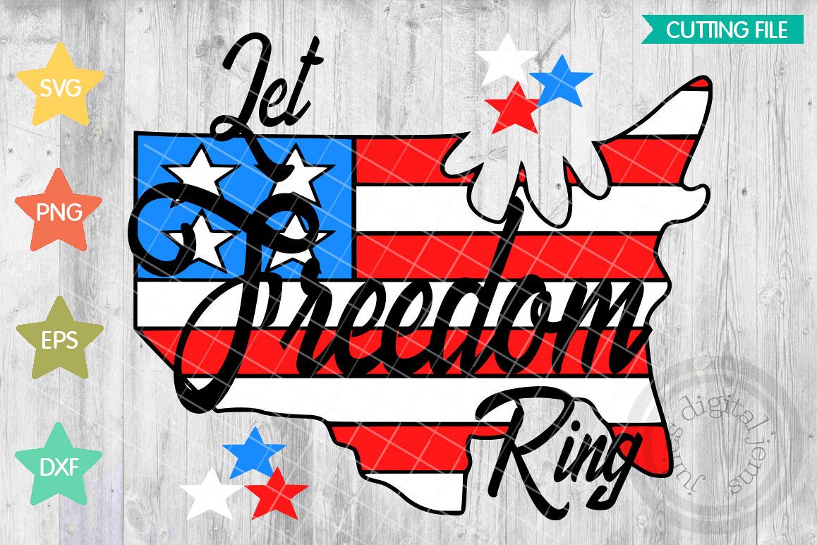 Download Let Freedom Ring svg, Stars and Stripes shirt, 4th of July ...