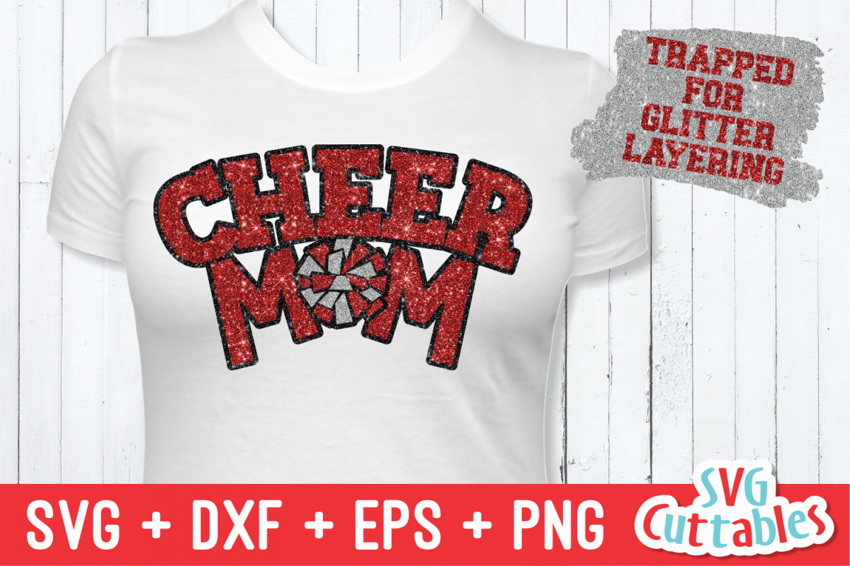 Download Cheer Mom | Cheer SVG Cut File (275029) | Cut Files ...