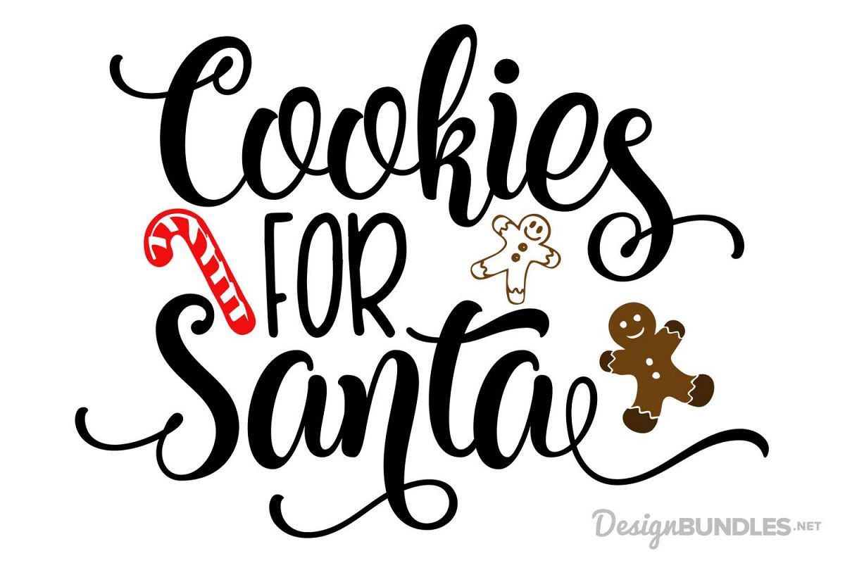 Cookies For Santa - SVG