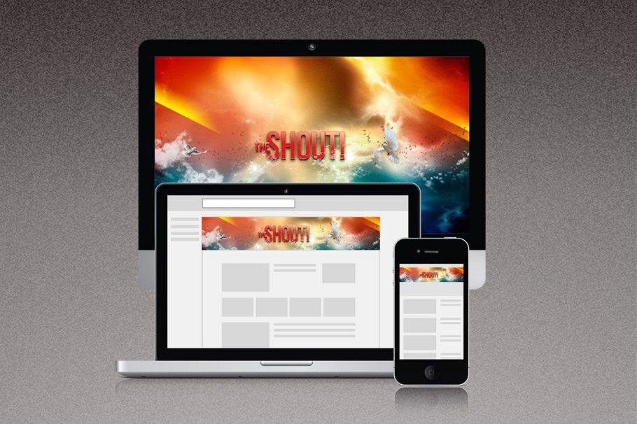 The Shout Youtube Channel Art example image 1