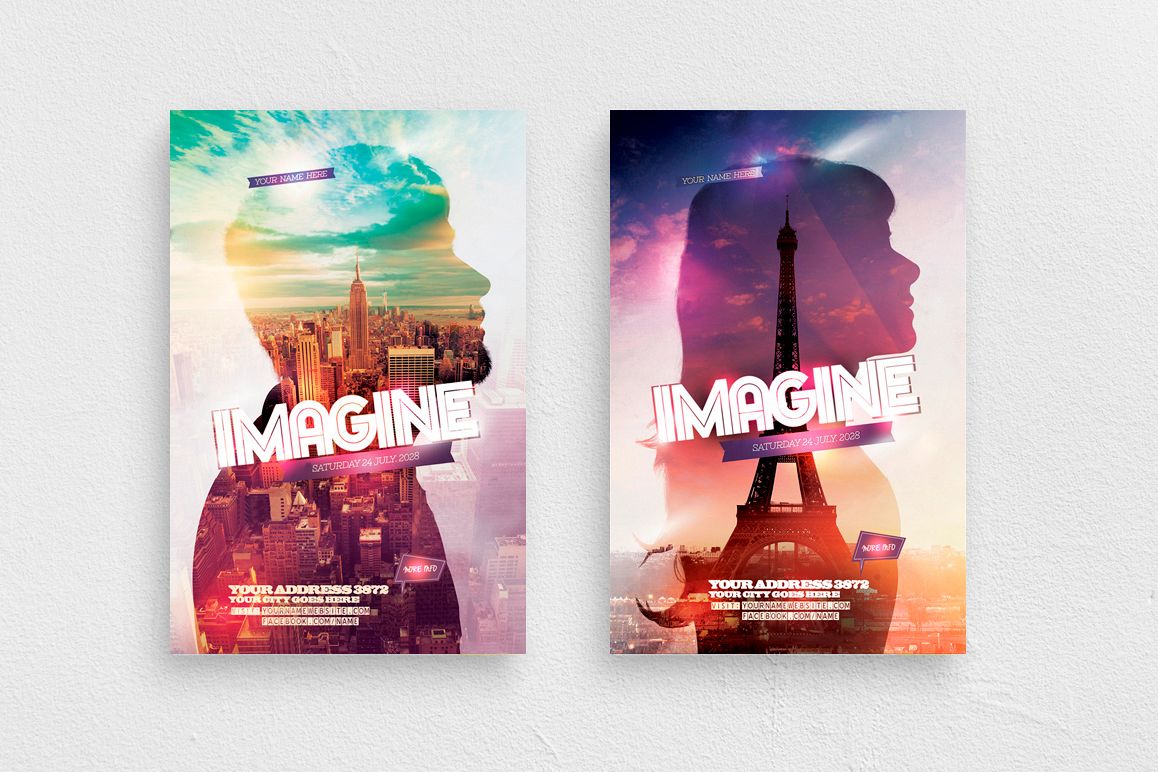 Imagine Flyer Template example image 1